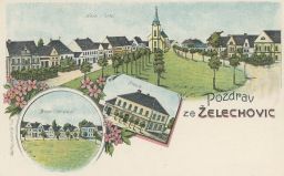 Želechovice nad Dřevnicí Zlín nakl. Klabusay LITOGRAFIE