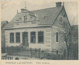 Luhačovice Zlín vila Octavia nakl. Motal DA