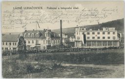 Luhačovice Zlín Poštovní a telegrafní úřad 1930