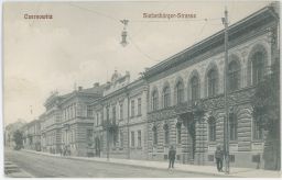 Czernowitz Černovice Černivci Siebenbürger Strasse nakl. Moritz Gotlieb