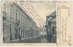 Czernowitz Černovice Černivci Russischegasse Dawid Vogel damenscheider confection papier nakl. Simon Gross DA 1905