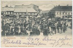 Czernowitz Černovice Černivci Ringplatz nakl. Anna Fischer DA 1904