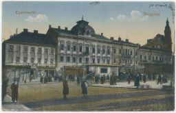 Czernowitz Černovice Černivci Ringplatz tramvaj nakl. Gottlieb 1917