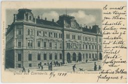 Czernowitz Černovice Černivci Post und Telegrafenamt nakl. König DA 1899