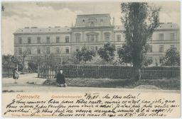 Czernowitz Černovice Černivci Landeskrankenanstalt nakl. Gross DA 1905
