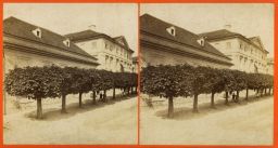Františkovy Lázně, Léčebný dům, Curhaus, stereofotografie
