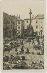 Šumperk markplatz trh 1933