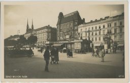 Brno Wilsonovo náměstí Saponia Flesch Vozdecký Hotel Central Jergl Hadlík Richard Pelikán lékárna