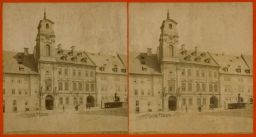 Cheb, Nová radnice, stereofotografie
