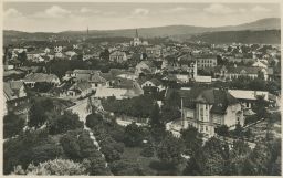 Valašské Meziříčí Vsetín celkový pohled 1953