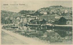 Sušak Granica na Riječini Chorvatsko nakl. Reiner 1928