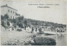 Cirkvenica dětská česká kolonie Chorvatsko c.k.