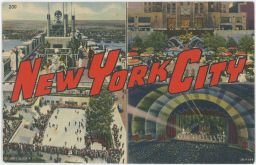 New York City NYC okénková 1947