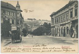 Budapest Alagut utcza Tunnelgasse Odol DA 1905