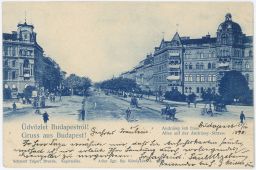 Budapest Andrássy ieti fasor DA 1898