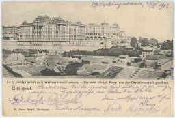 Budapest Az új királyi palota Ganz Antal DA 1902