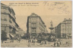 Budapest Kálvin tér József és Baross utezával DA 1901