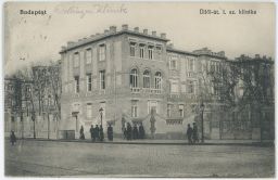 Budapest Üllöi utca Dollinger Belgyógyászati klinika 1915