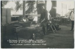 Budapest Ujpesti Szabad Tüzön Fözi Illik Mester a kitünö halaszzlét 1919