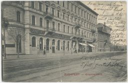 Budapest Krisztina körüt Grand Café Stern Josef 1910