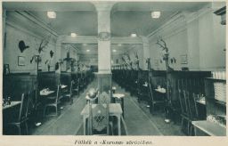 Budapest Kossuth Lajos utca 12 Fülkék a Korona sörözöben 1936