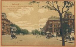 Budapest Andrássy utca körönd 1915