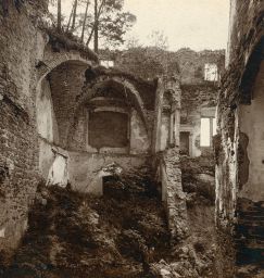 Hrad Valdštejn, interiér, polovina stereofotografie