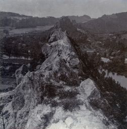 Maloskalsko, Suché skály, polovina stereofotografie