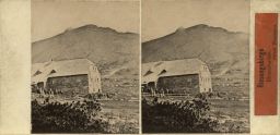 Obří bouda, stereofotografie (na reversu datováno 16.8.1879)