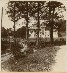 Luhačovice, vila Jestřábí,, polovina stereofotografie
