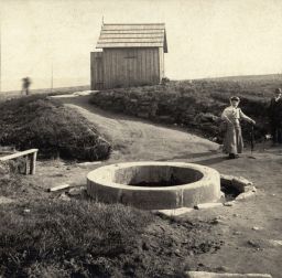 Krkonoše, Labská studánka, polovina stereofotografie