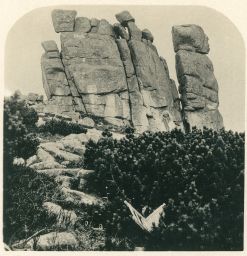 Krkonoše, Polední kámen, polovina stereofotografie