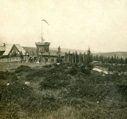 Krkonoše, Černé boudy, polovina stereofotografie