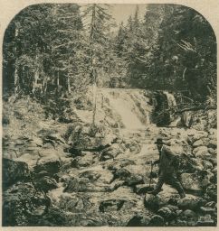 Krkonoše, Labský důl, polovina stereofotografie