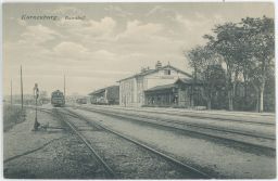 Železnice nádraží Korneuburg Rakousko