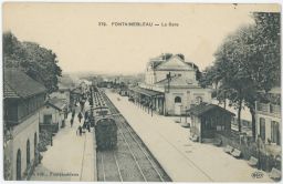 Železnice nádraží La Gare Fontaineblau