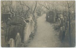 Judaica Praha Židovský hřbitov foto Zikmund Reach
