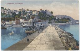 Černá Hora Jugoslávie Kotor Cattaro molo lodě