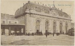 Železnice nádraží Itálie Milano Stazione Centrale