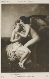 Erotika akt umělecká Gerard Amor a Psyché Louvre
