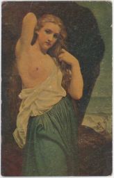 akt erotika nahota K. Merle Nach dem Bade Nr. 818, olejovka