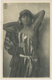 Akt erotika Types d'Orient, Fille bédouine, Lehnert & Landrock, Mädchen mit nackter Brust 6,00