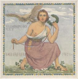 Akt erotika Sokol VII. Všesokolský slet Praha 1926