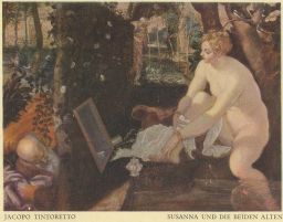 Akt erotika Jacopo Tintoretto Susanna und die beiden alten