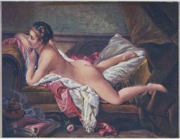 Erotika akt nahota F. Boucher Siesta
