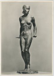 erotika akt socha žena tanečnice bronz Prof. Fritz Klimsch "Tänzerin"