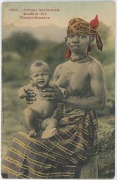 Akt erotika etnografie africká žena s dítětem