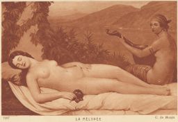 Akt erotika nahota C. de Buzon La Mélopée Salons de Paris