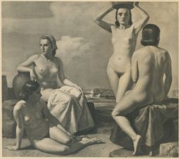 Akt erotika nahota německé plemenné ženy Haus der Deutschen Kunst