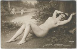 Akt erotika nahota J. Scalbert Odpočinek Salon 1913